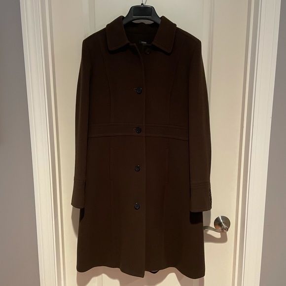 J.Crew Peacoat in Chocolate Brown with Thinsulate - Picture 10 of 11